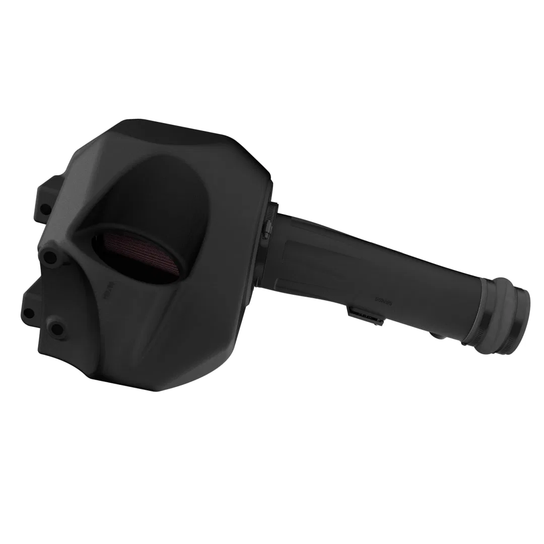50-1598 – K&N FILTER Cold Air Intake, Black Polyethylene Tube Red Filter With Heat Shield - view 2